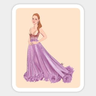 Jessica Chastain Oscars 2022 Sticker